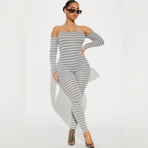 Off shoulder jumpsuit